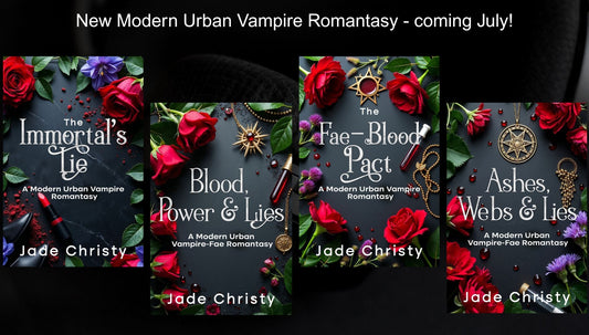 New Vampire Romantasy, "The Immortal's Lie", Coming in July