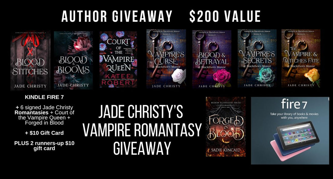 May Author Giveaway from Jade Christy, Romantasy Author
